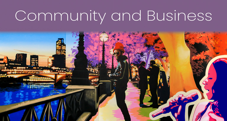 Community and Business Murals Gallery