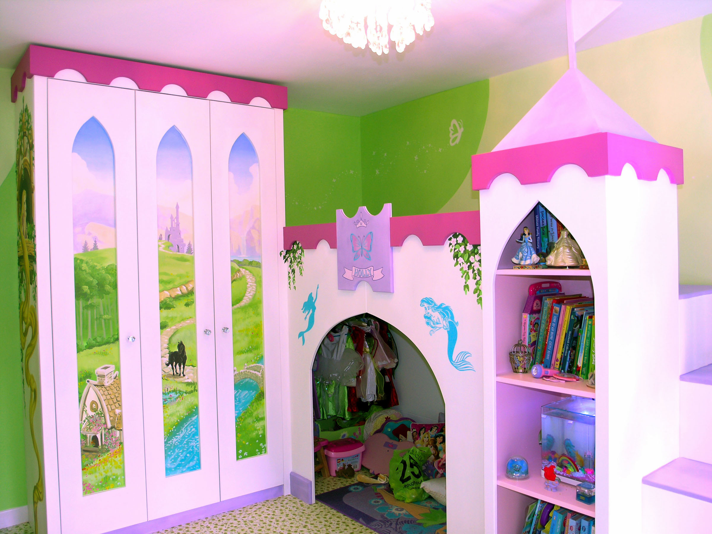 Fitted Castle in Girl's Bedroom