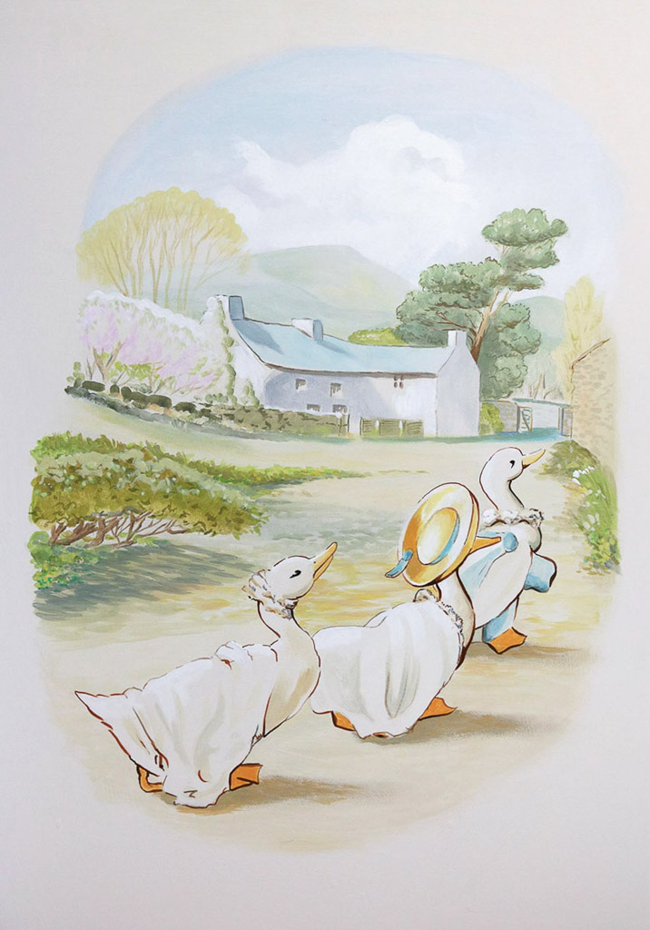 Beatrix Potter style Attic Rooms Murals