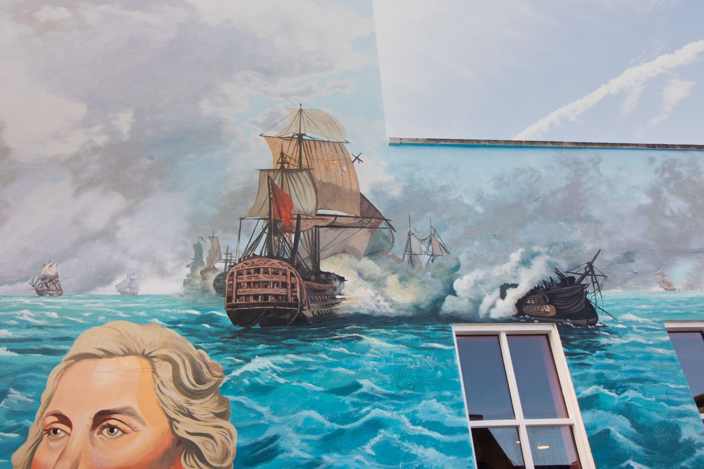 Nelson and The Battle of Trafalgar Mural
