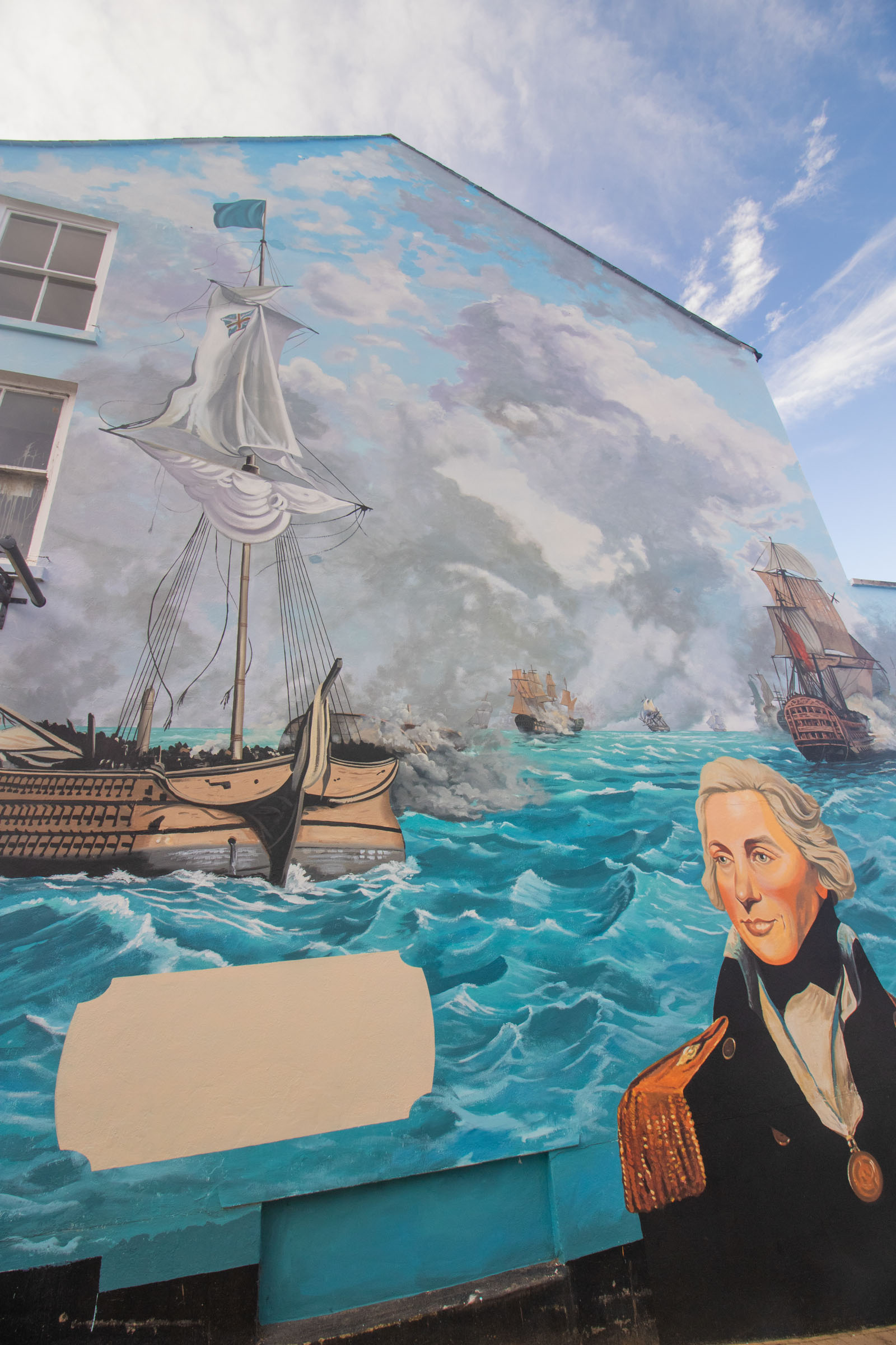 Nelson and The Battle of Trafalgar Mural