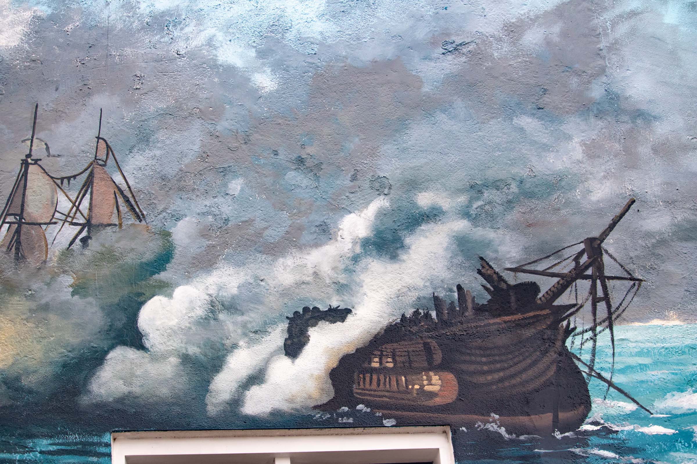 Nelson and The Battle of Trafalgar Mural