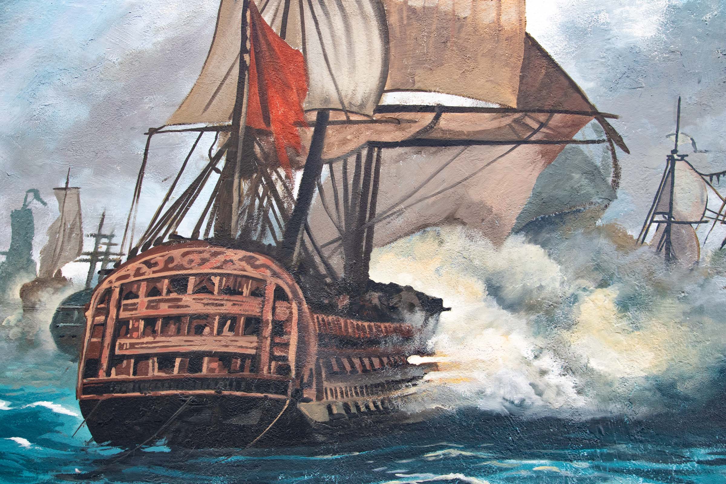 Nelson and The Battle of Trafalgar Mural