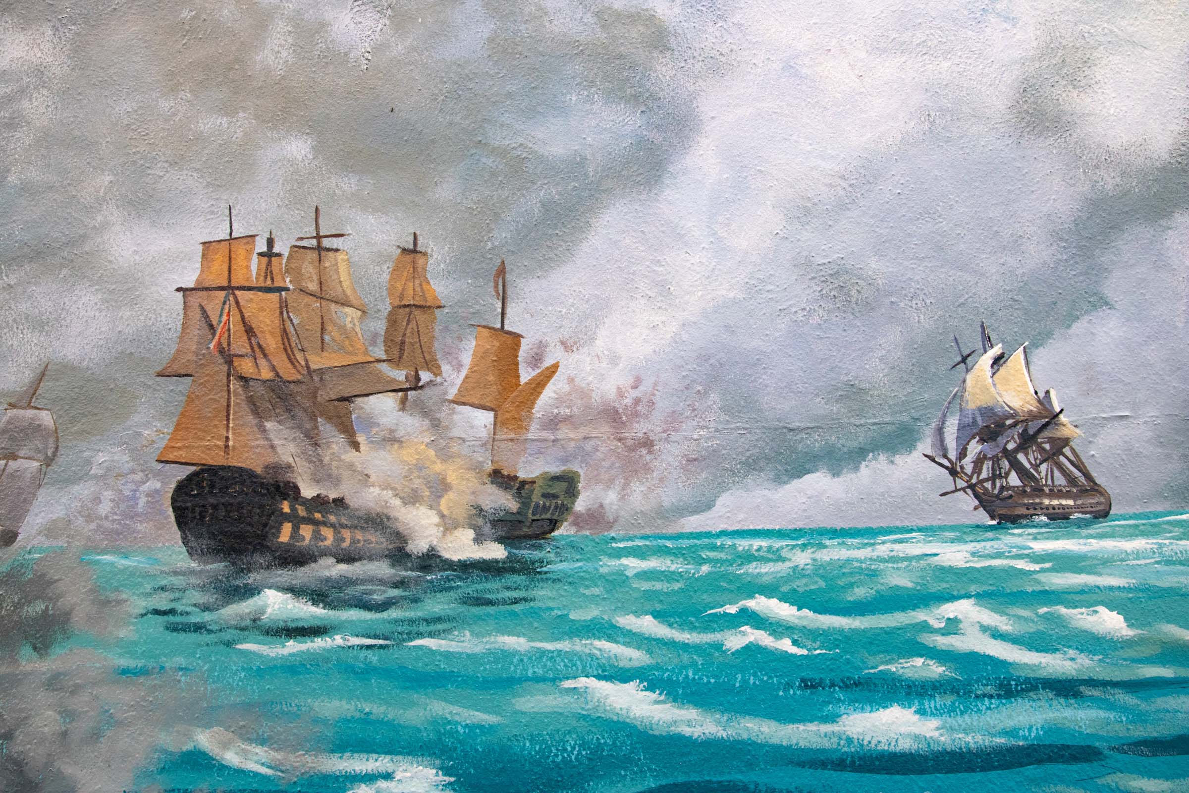 Nelson and The Battle of Trafalgar Mural