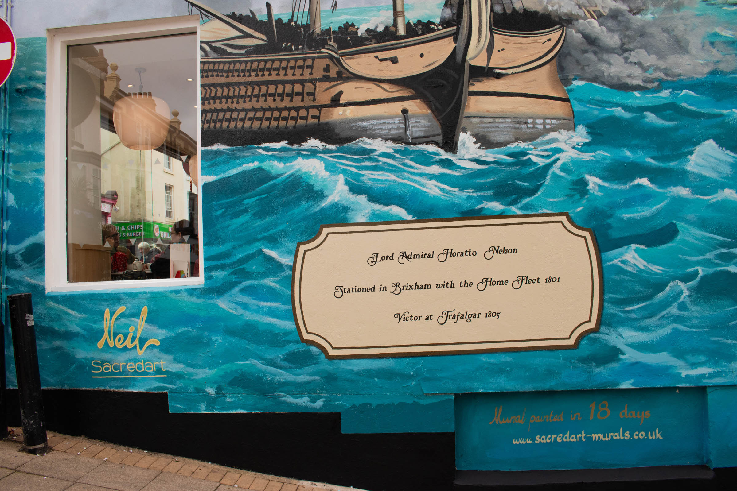 Nelson and The Battle of Trafalgar Mural
