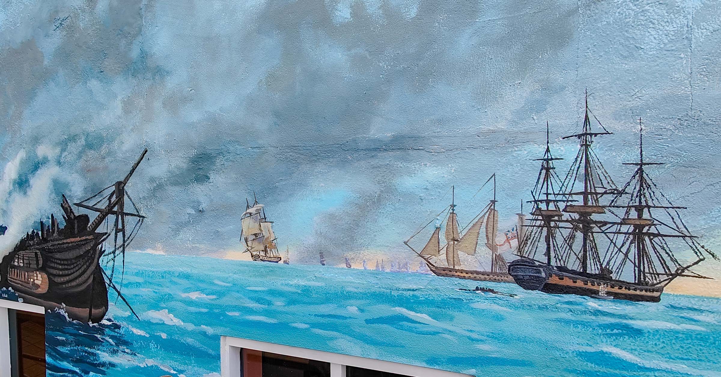 Nelson and The Battle of Trafalgar Mural