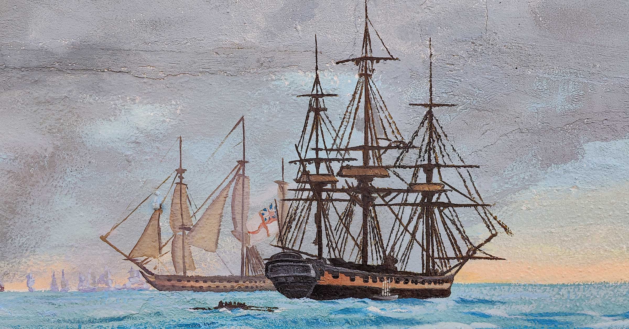 Nelson and The Battle of Trafalgar Mural