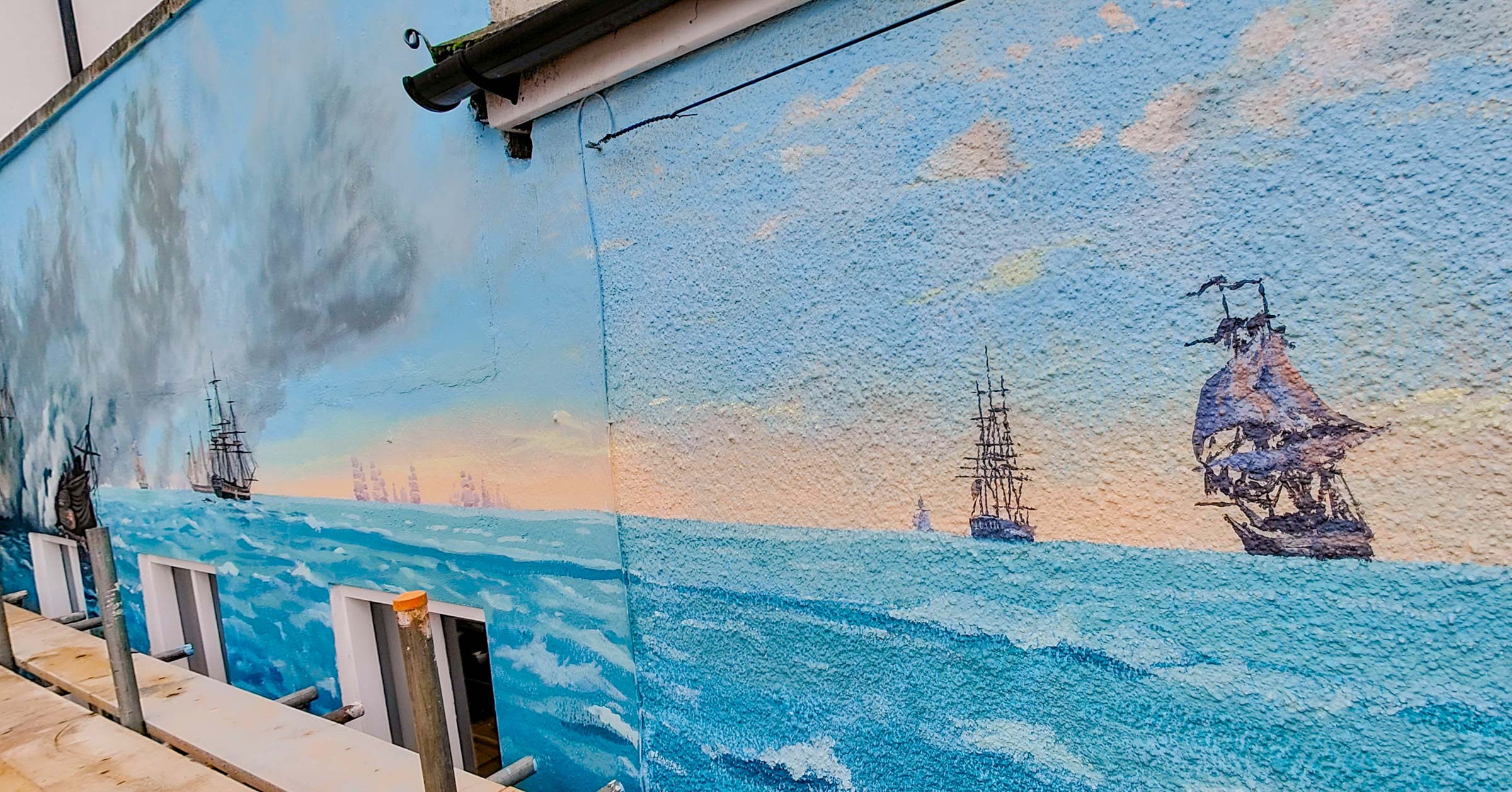 Nelson and The Battle of Trafalgar Mural