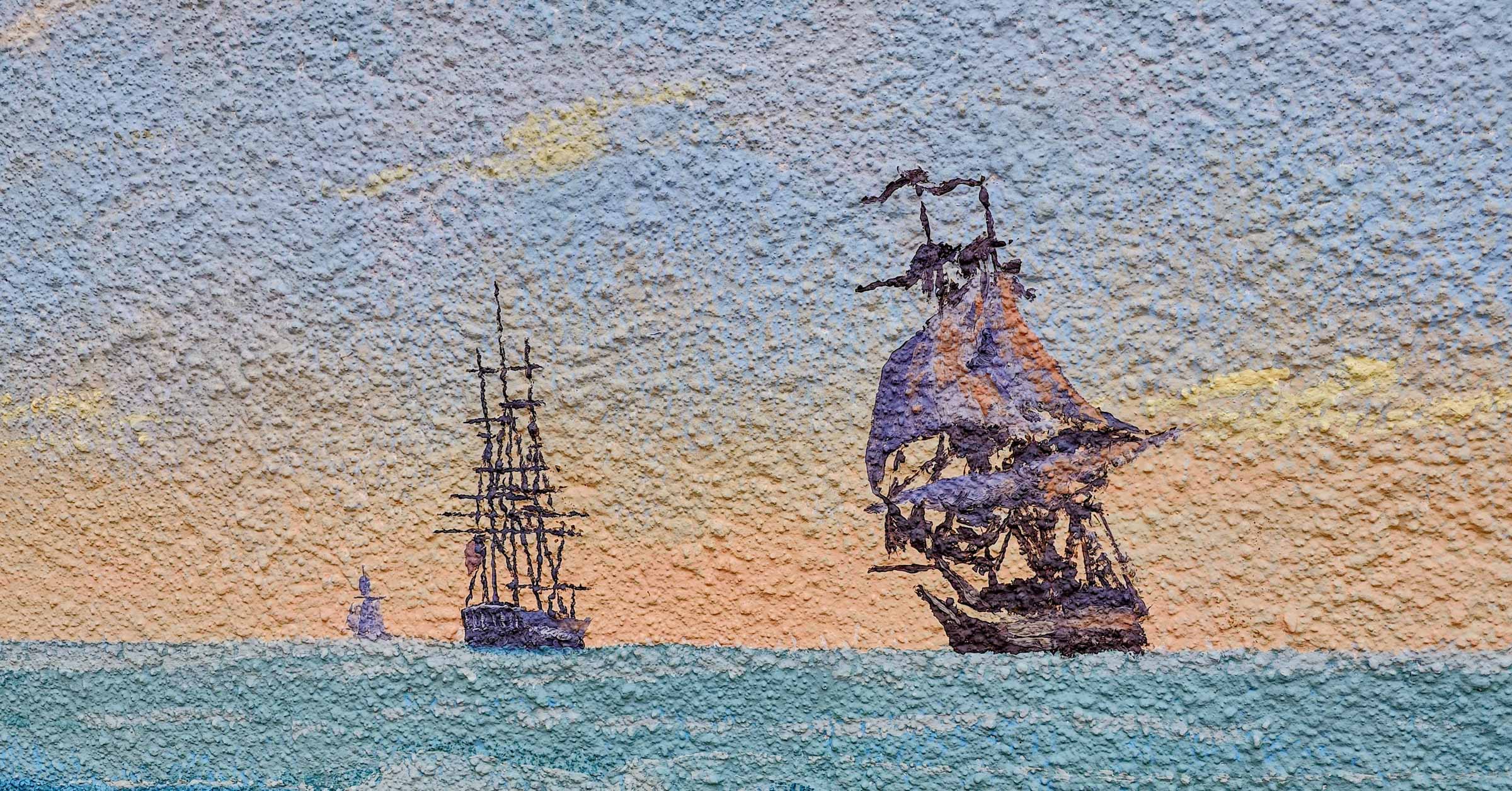Nelson and The Battle of Trafalgar Mural