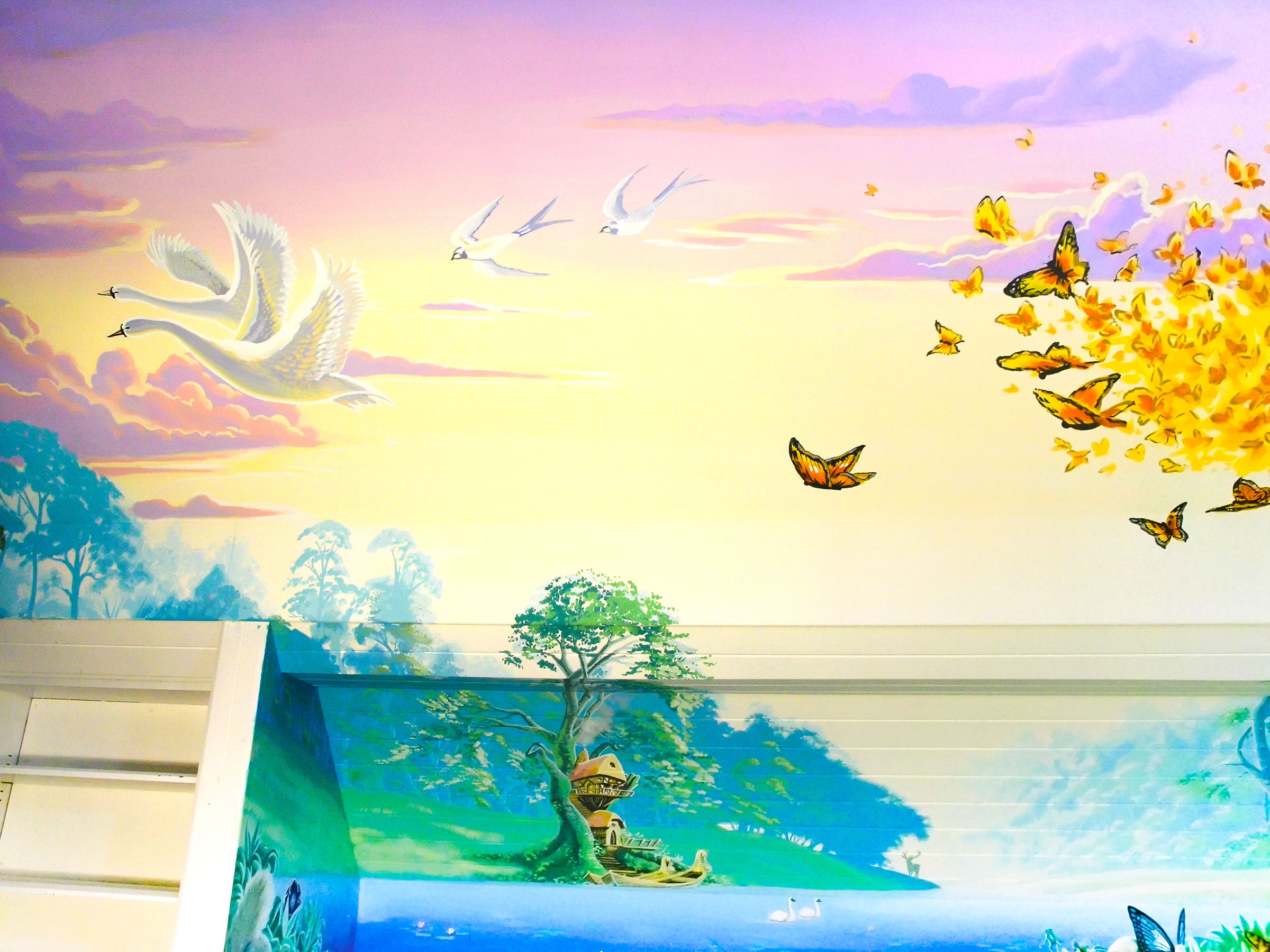 Dreamy Mural Playroom