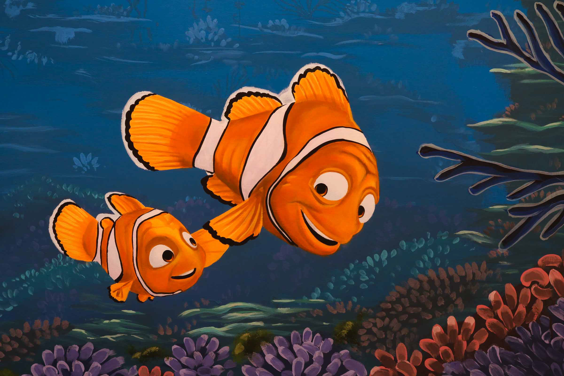 Marlin clown fish and Nemo