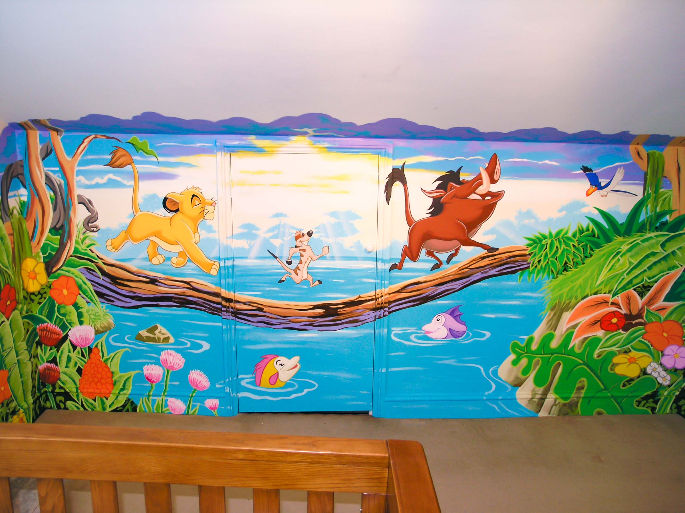 Lion king wall sales art for nursery