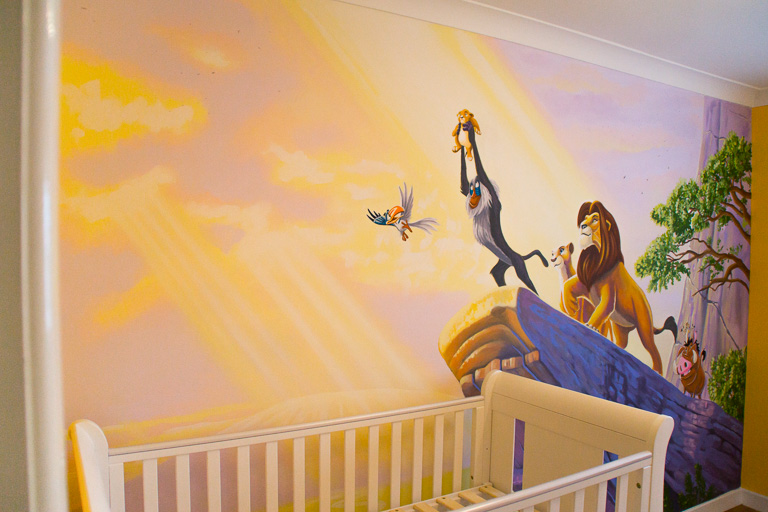 Lion King Nursery Mural