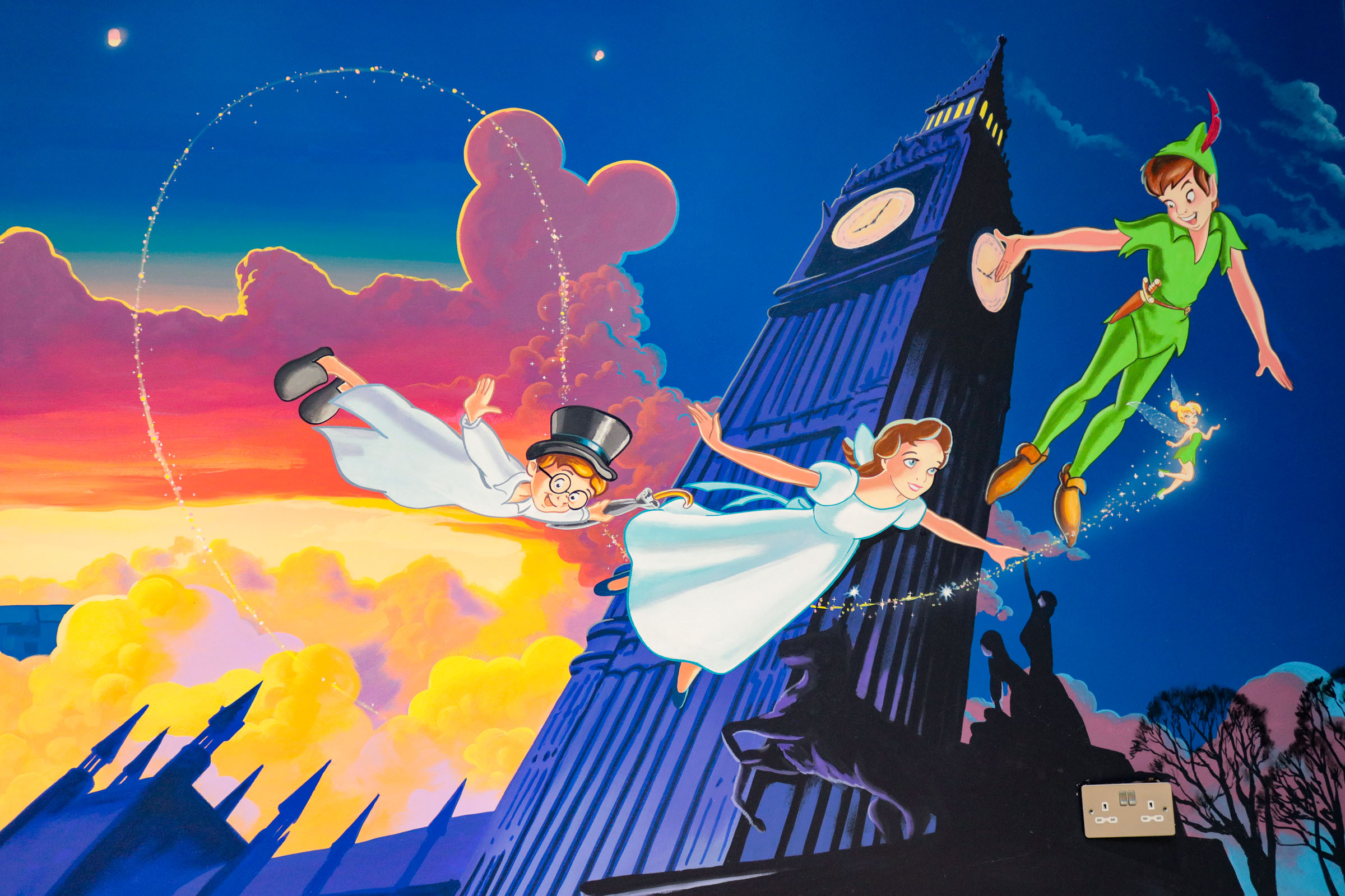 Disney Mural Princess Cinderella Murals Disney cCstle