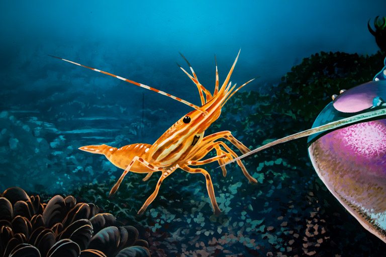 Murals in Platters Seafood Restaurant, Plymouth Sacredart Murals