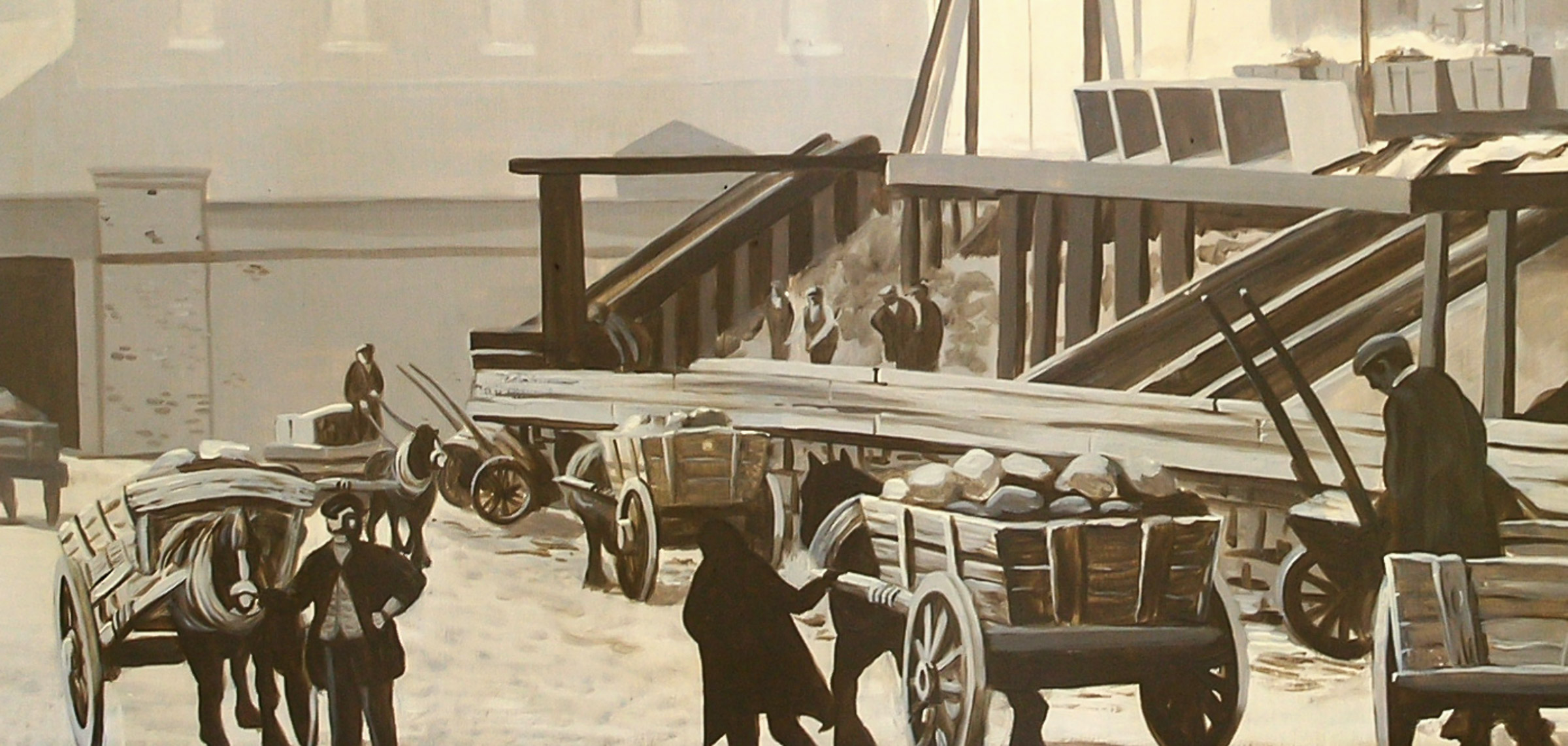 a working street scene detail