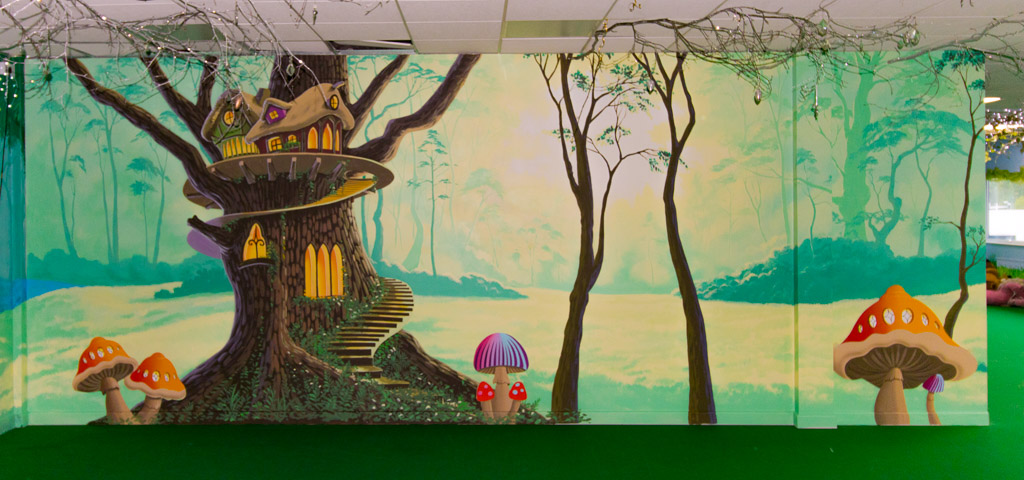 Magic Forest Mural playcentre