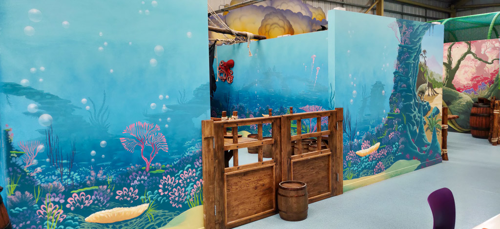 Sealife Mural playcentre