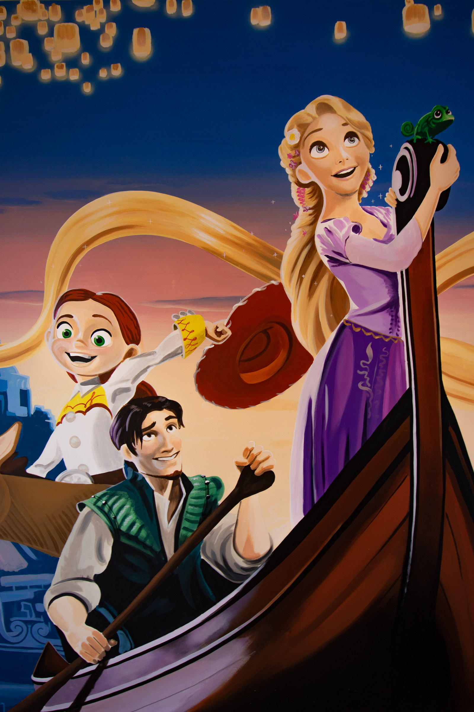 Flynn Rider And Rapunzel Boat