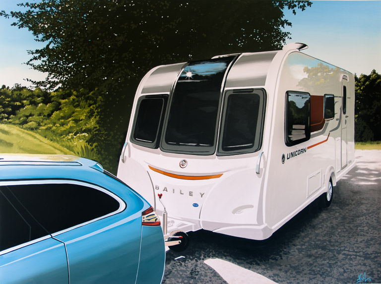 Trompe L'oeil Bailey Unicorn Caravan at Webbs Caravans