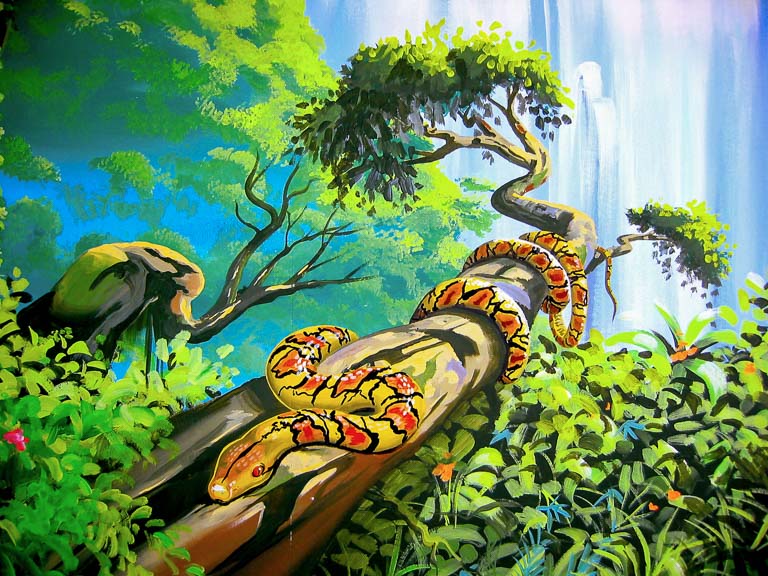 jungle mural